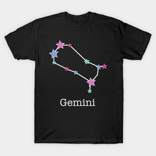 A Zodiac Sign Test Gemini T-Shirt by Helena Morpho 